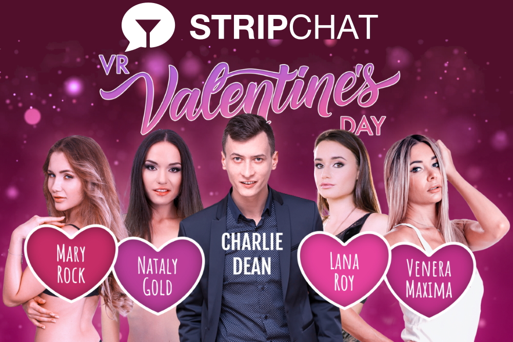 Valentine's Day Live VR Cam Show Stripchat